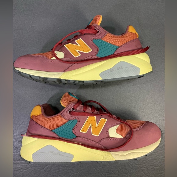 New Balance 580 Men’s Sneakers “ Washed Burgundy “ Shoe Size- 10 - Picture 4 of 11